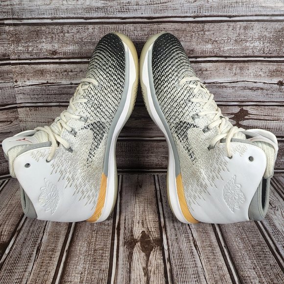 NIKE JORDAN 31 CHINESE NEW YEAR Men\'s 8 White Gray Basketball Shoes Sneakers main image 4